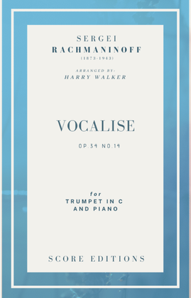 Book cover for Vocalise (Rachmaninoff) for Trumpet in C and Piano