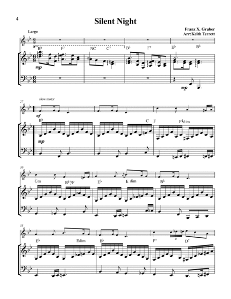 8 Carols for Christmas 8 Carols for Christmas Piano scores gallery preview page 4