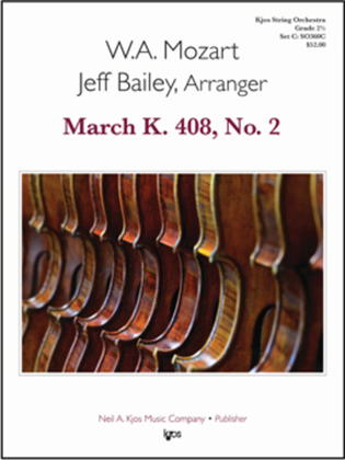 Book cover for March K. 408, No. 2 - Score