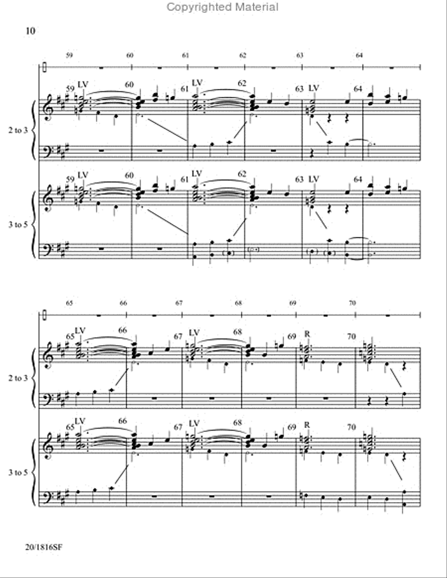 Panorama - Handbell and Percussion Score and Parts Handbell Choir scores gallery preview page 9