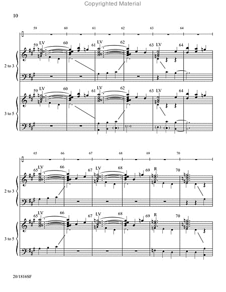 Panorama - Handbell and Percussion Score and Parts image number null