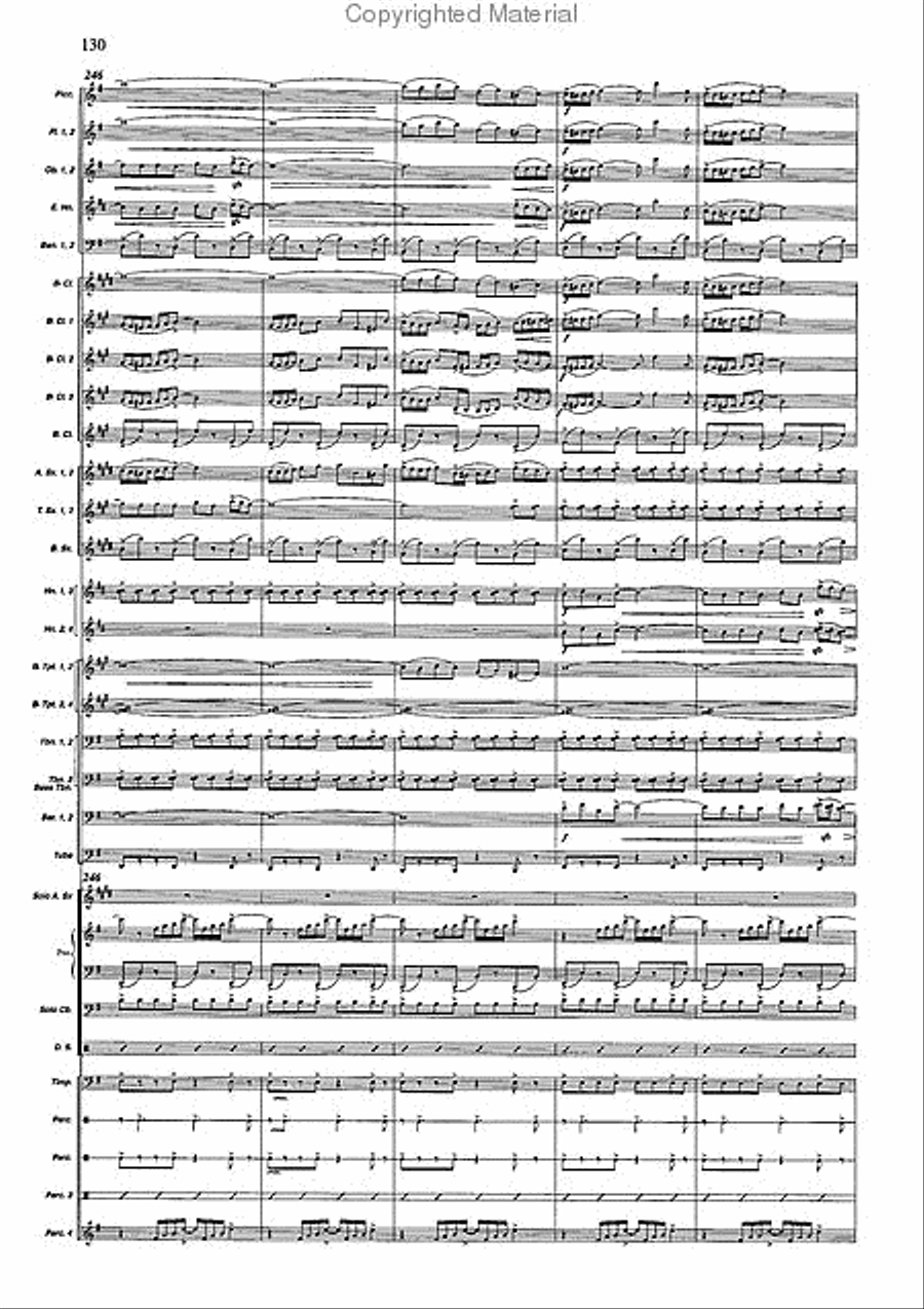 Concertango Concert Band scores gallery preview page 131