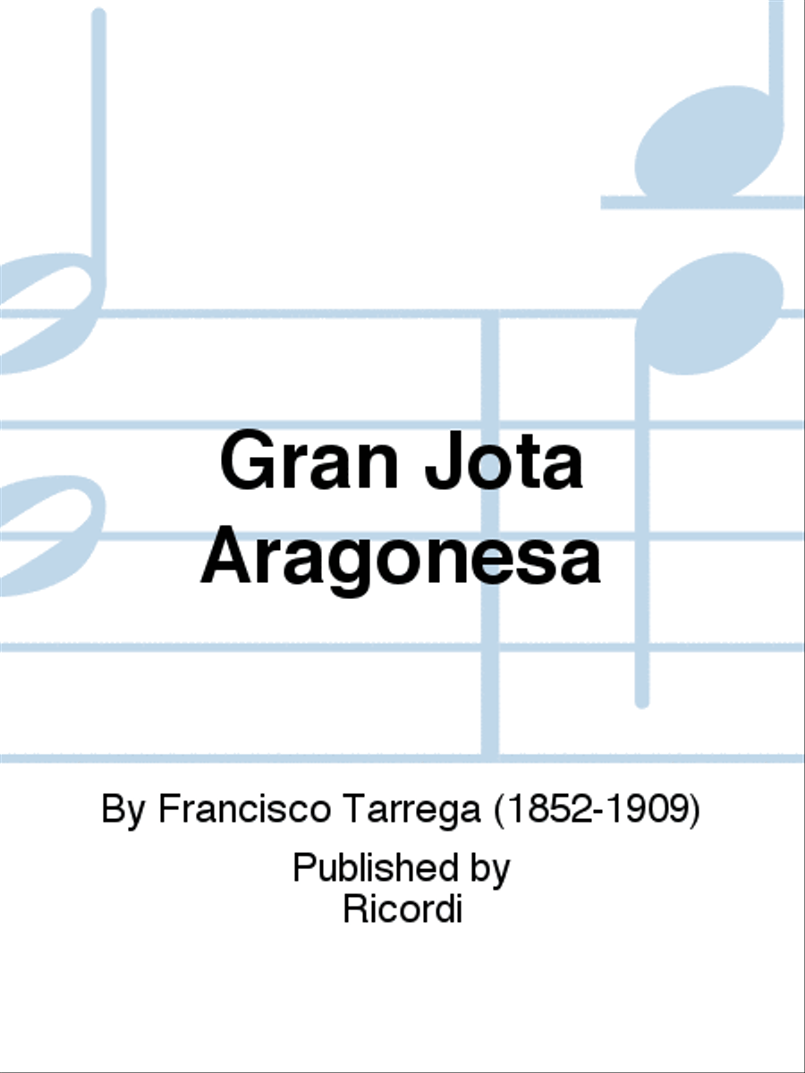 Gran Jota Aragonesa Gran Jota Aragonesa School and Community scores gallery preview page 1