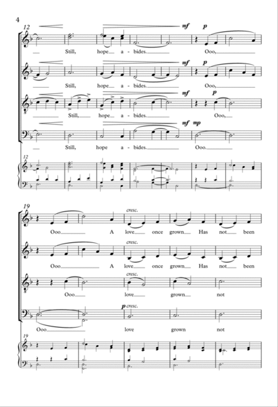 Love Is Alive 4-Part scores gallery preview page 2