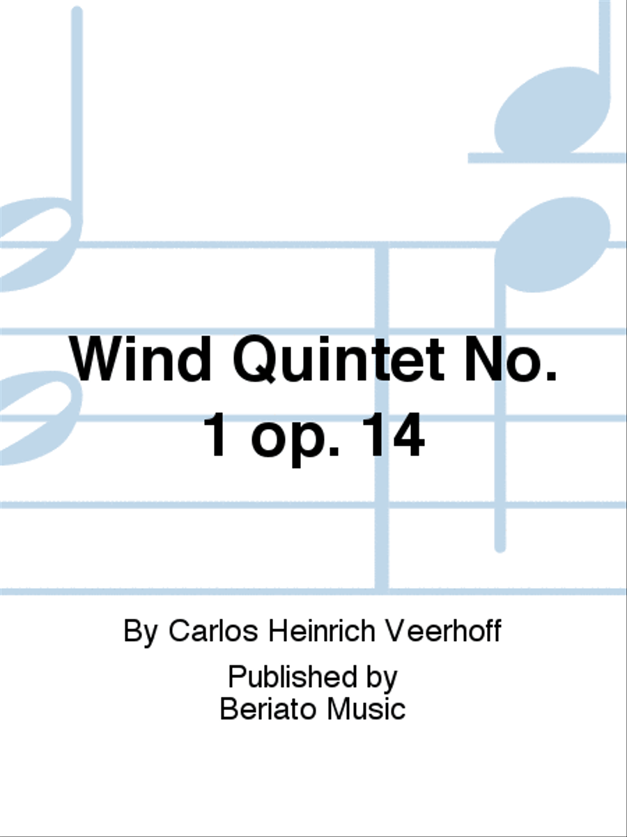 Wind Quintet No. 1 op. 14 Woodwind Quintet scores gallery preview page 1