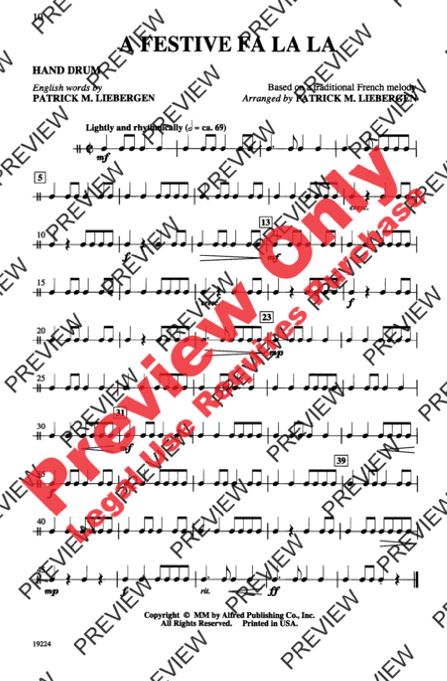 A Festive Fa La La 4-Part scores gallery preview page 10