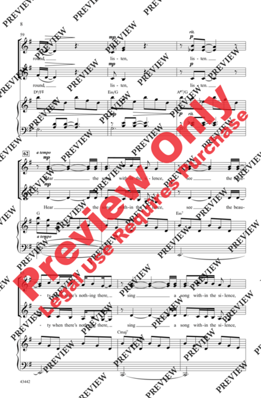 December Prayer December Prayer 3-Part scores gallery preview page 8