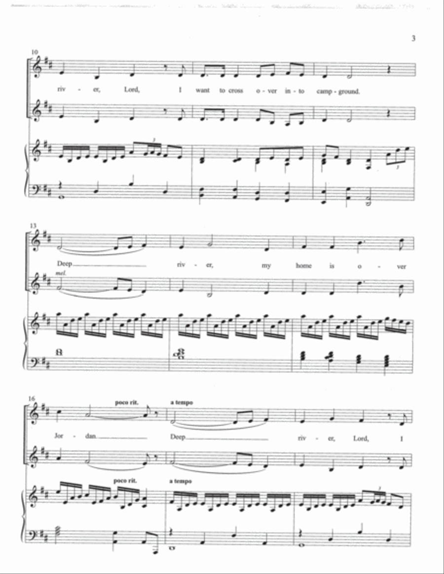 Spirituals for Two Voices (PDF Score)
