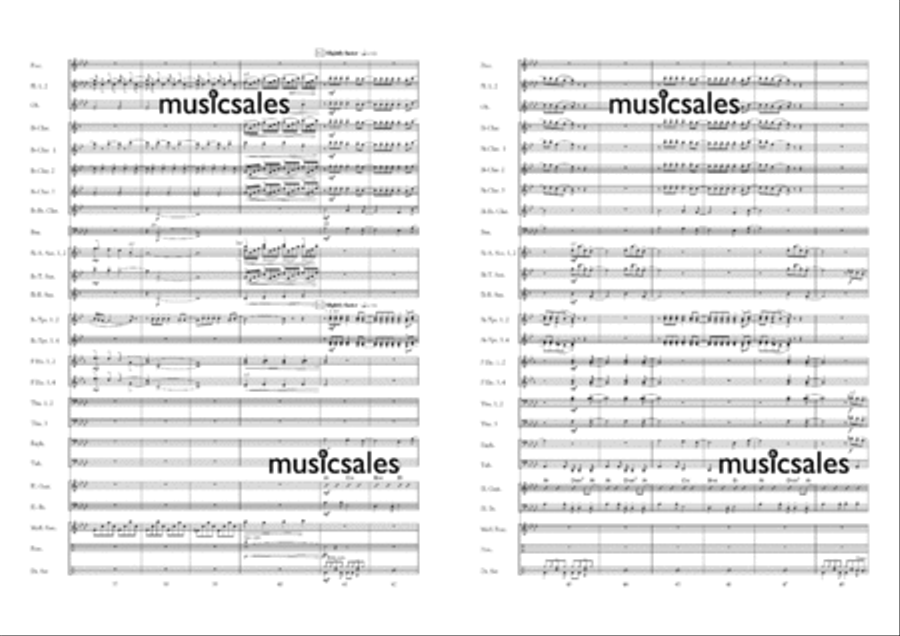 Abba Magic! Concert Band scores gallery preview page 5