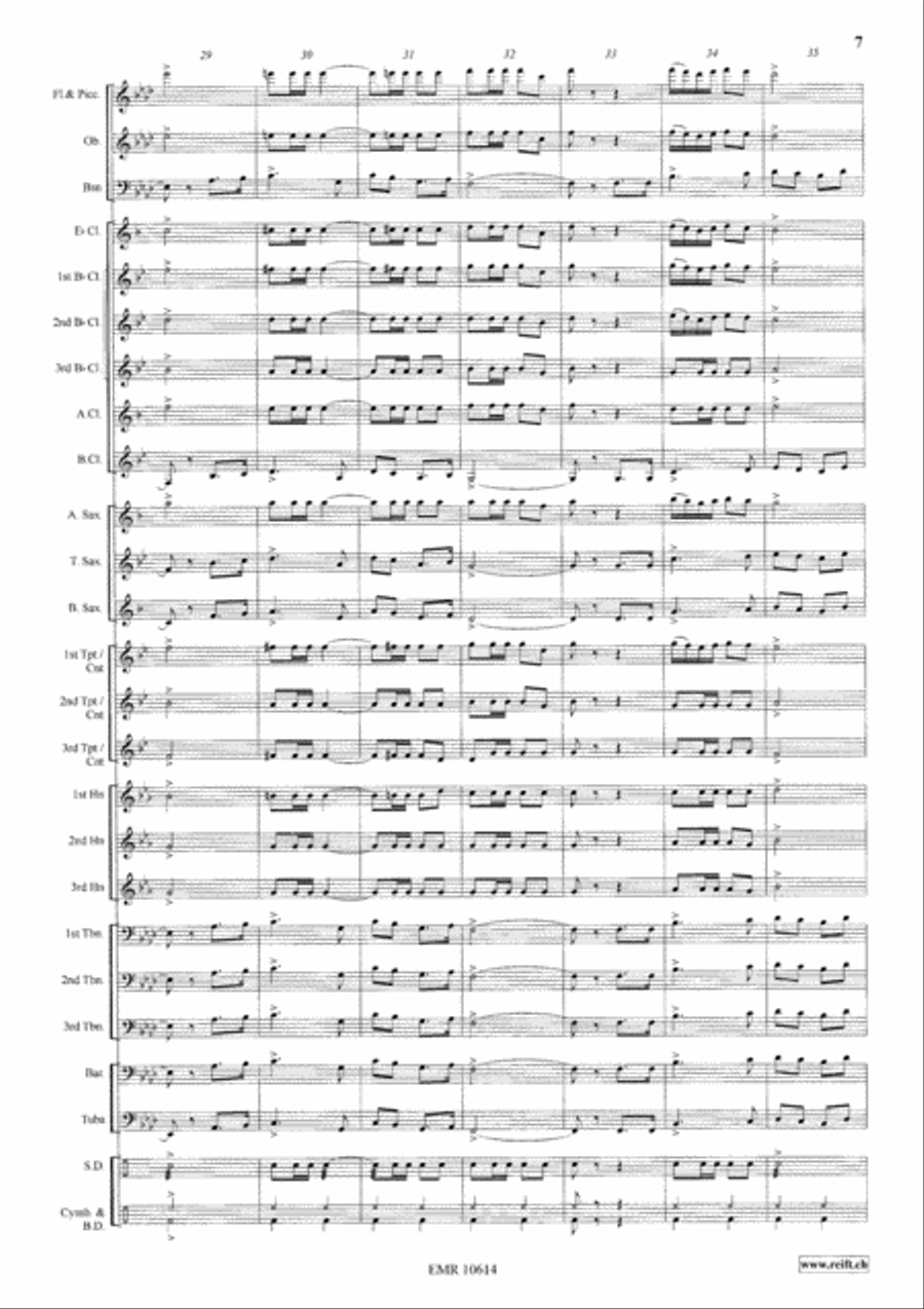 Into The Future Concert Band scores gallery preview page 8