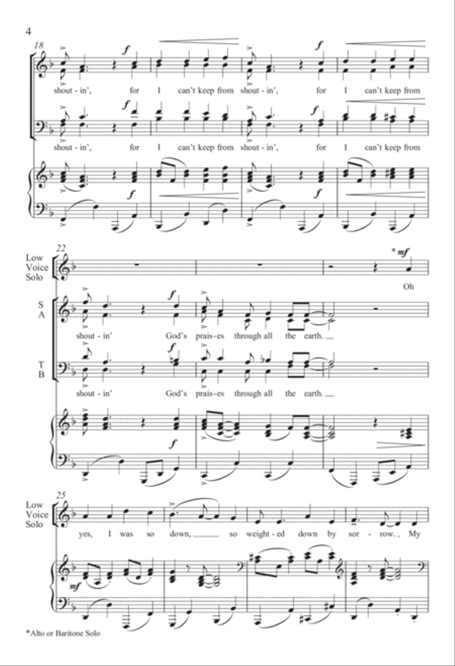 Now I Can See the Light! 4-Part scores gallery preview page 4