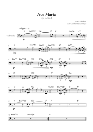 Book cover for Ave Maria - F. Schubert (Violoncello)