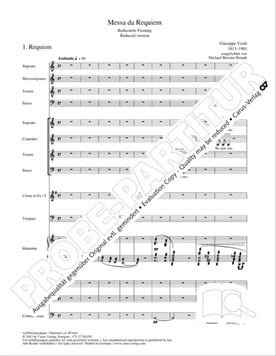Messa da Requiem Messa da Requiem 4-Part scores gallery preview page 6