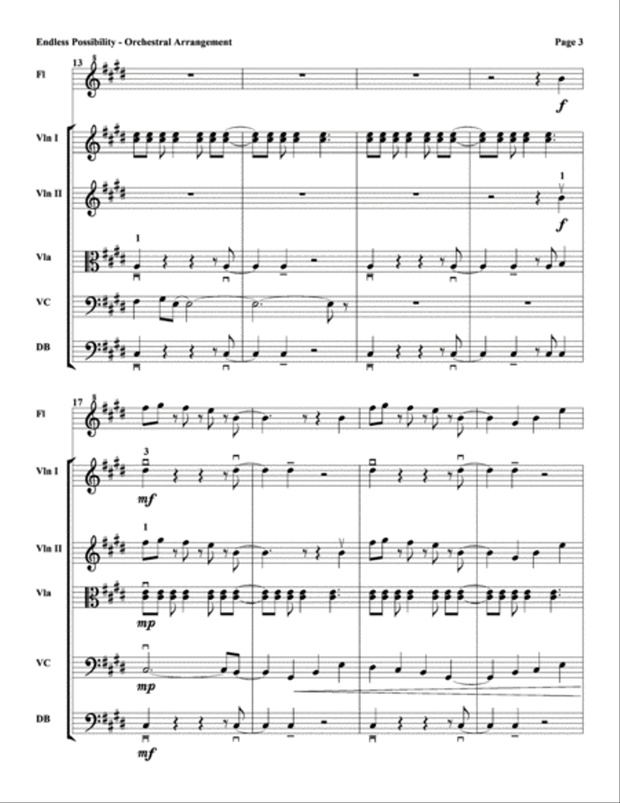 Endless Possibility String Orchestra scores gallery preview page 3