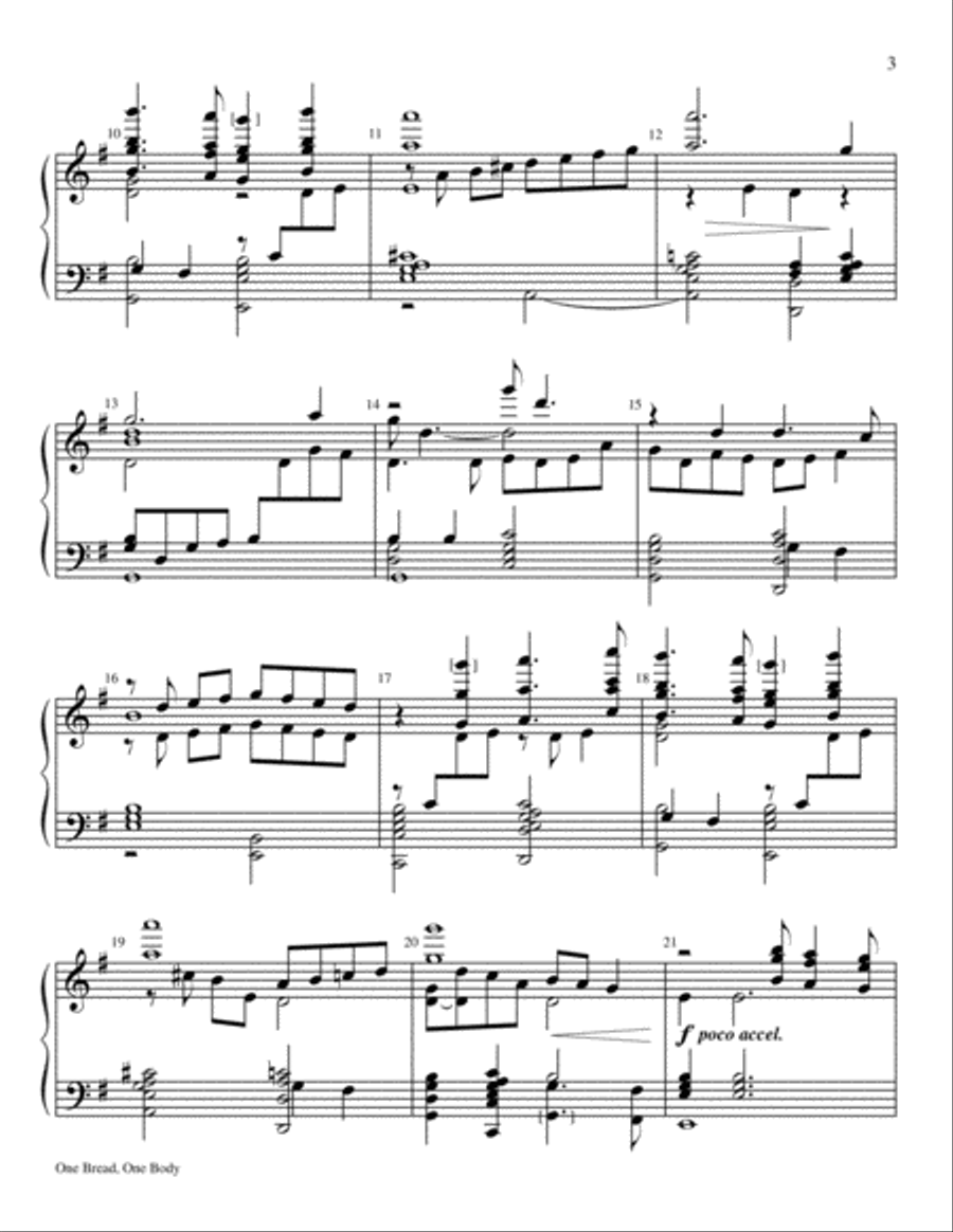 One Bread, One Body 5-Octaves scores gallery preview page 10