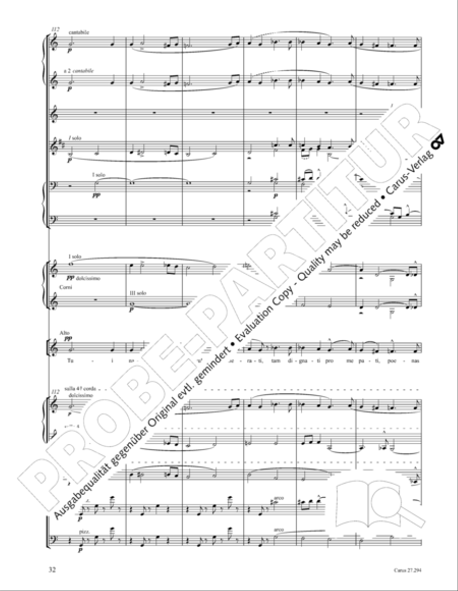 Stabat mater Stabat mater 4-Part scores gallery preview page 33