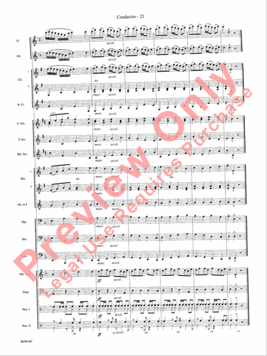 Hatikvah Concert Band scores gallery preview page 24