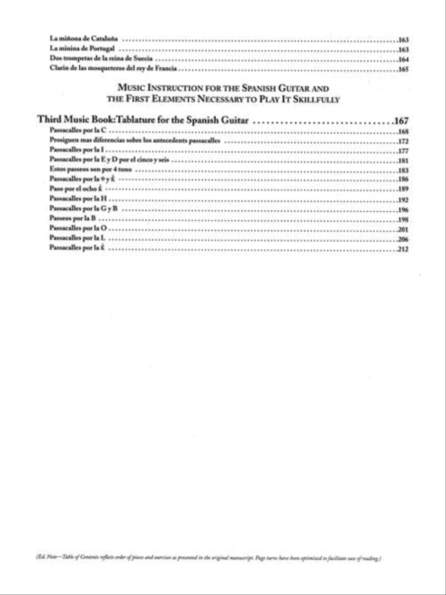 The Complete Works of Gaspar Sanz – Volumes 1 & 2 Acoustic Guitar scores gallery preview page 6