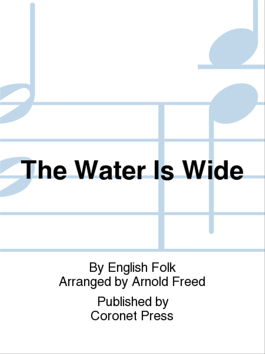 The Water Is Wide The Water Is Wide 4-Part scores gallery preview page 1