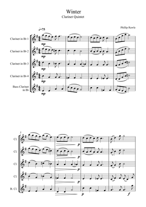 Winter - Clarinet Quintet