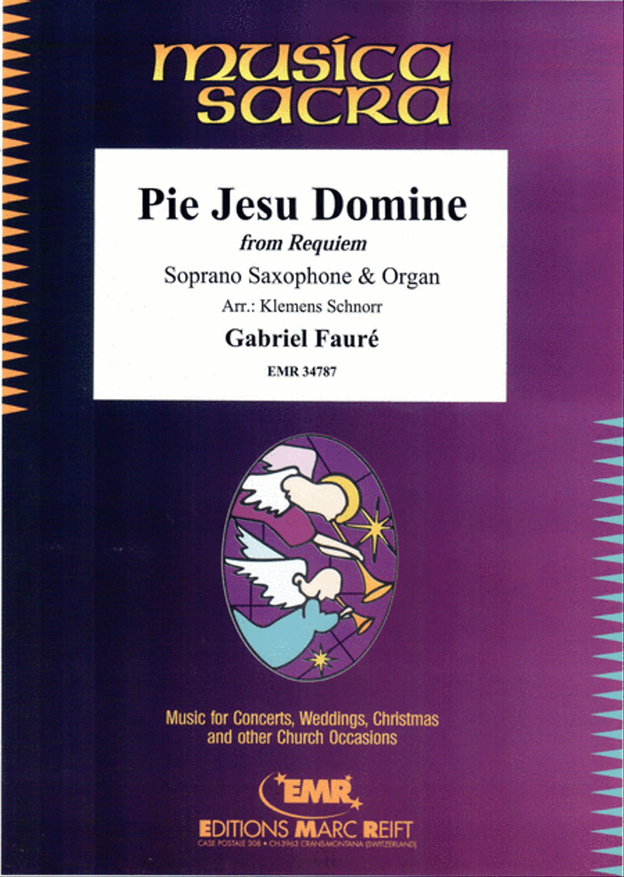 Pie Jesu Domine Soprano Saxophone scores gallery preview page 1
