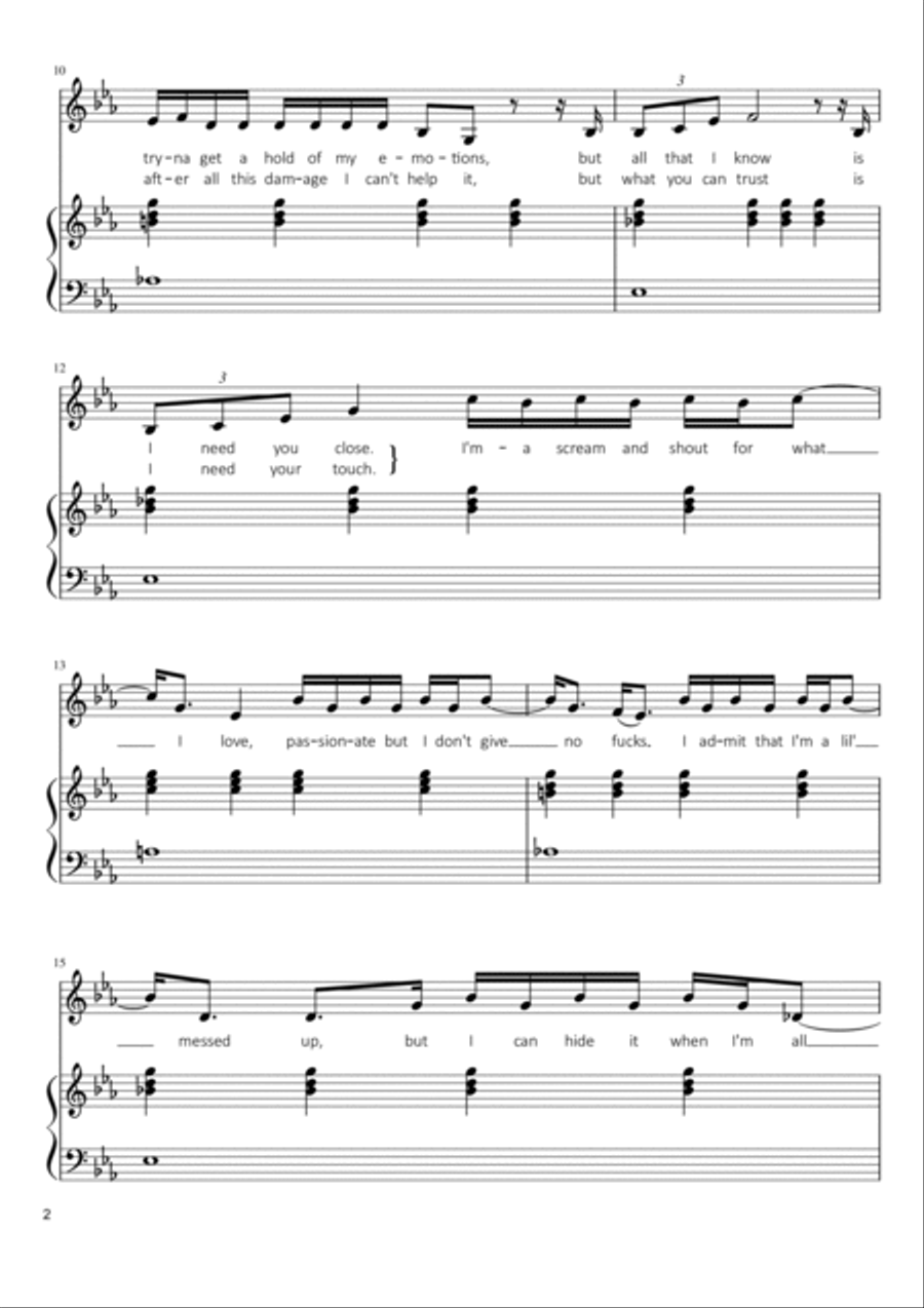 Needy Voice scores gallery preview page 2
