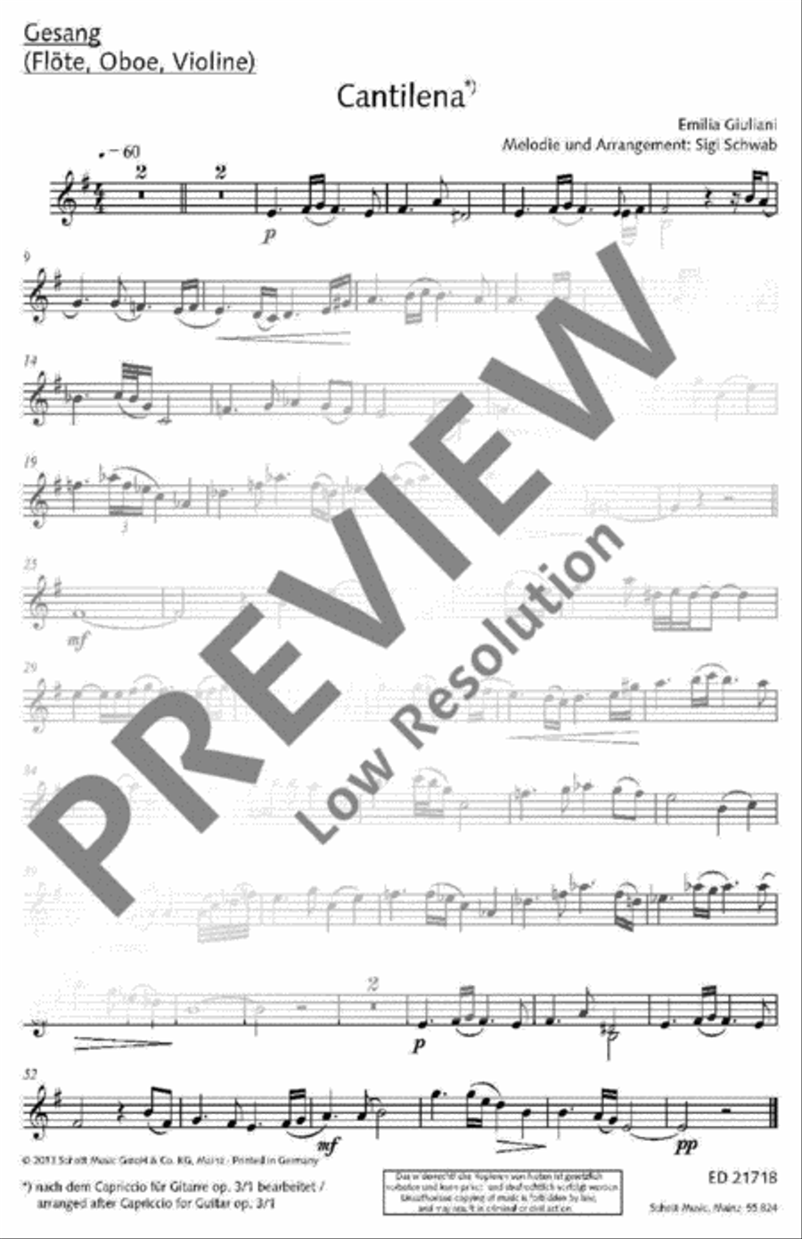 Cantilena Flute scores gallery preview page 6