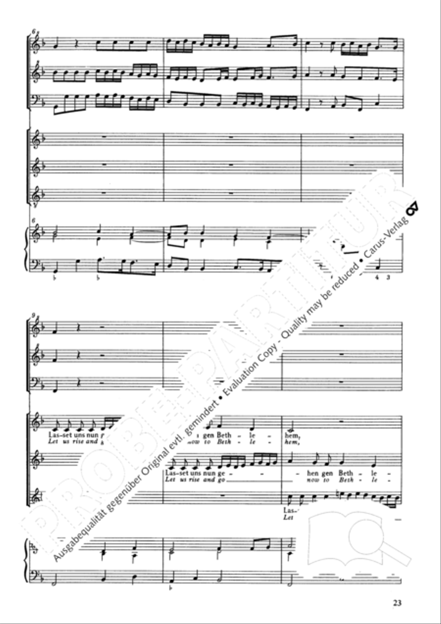 Christmas History (Weihnachts-Historie, SWV 435) Score scores gallery preview page 24