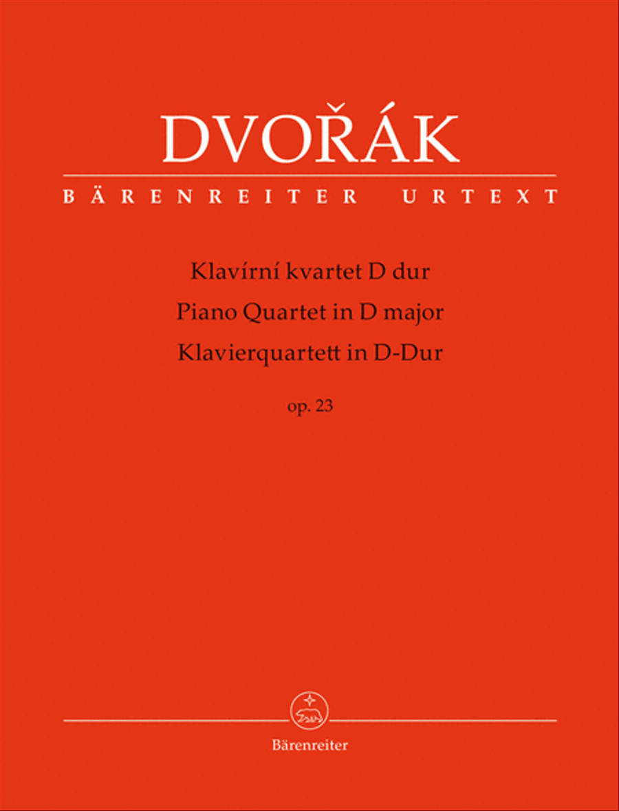 Piano Quartet in D major op. 23 Piano Quartet scores gallery preview page 1