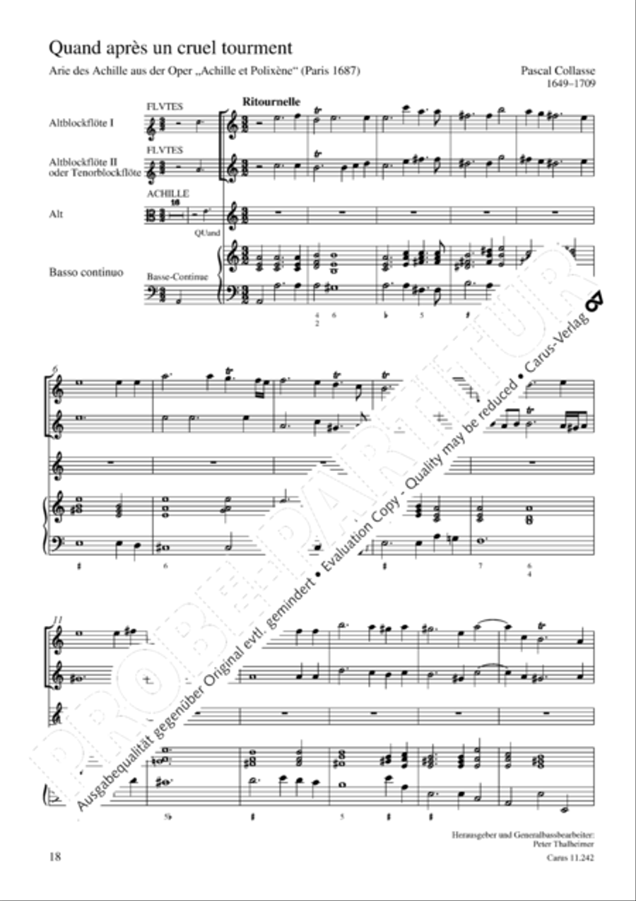 Flauto e voce IX Recorder scores gallery preview page 19