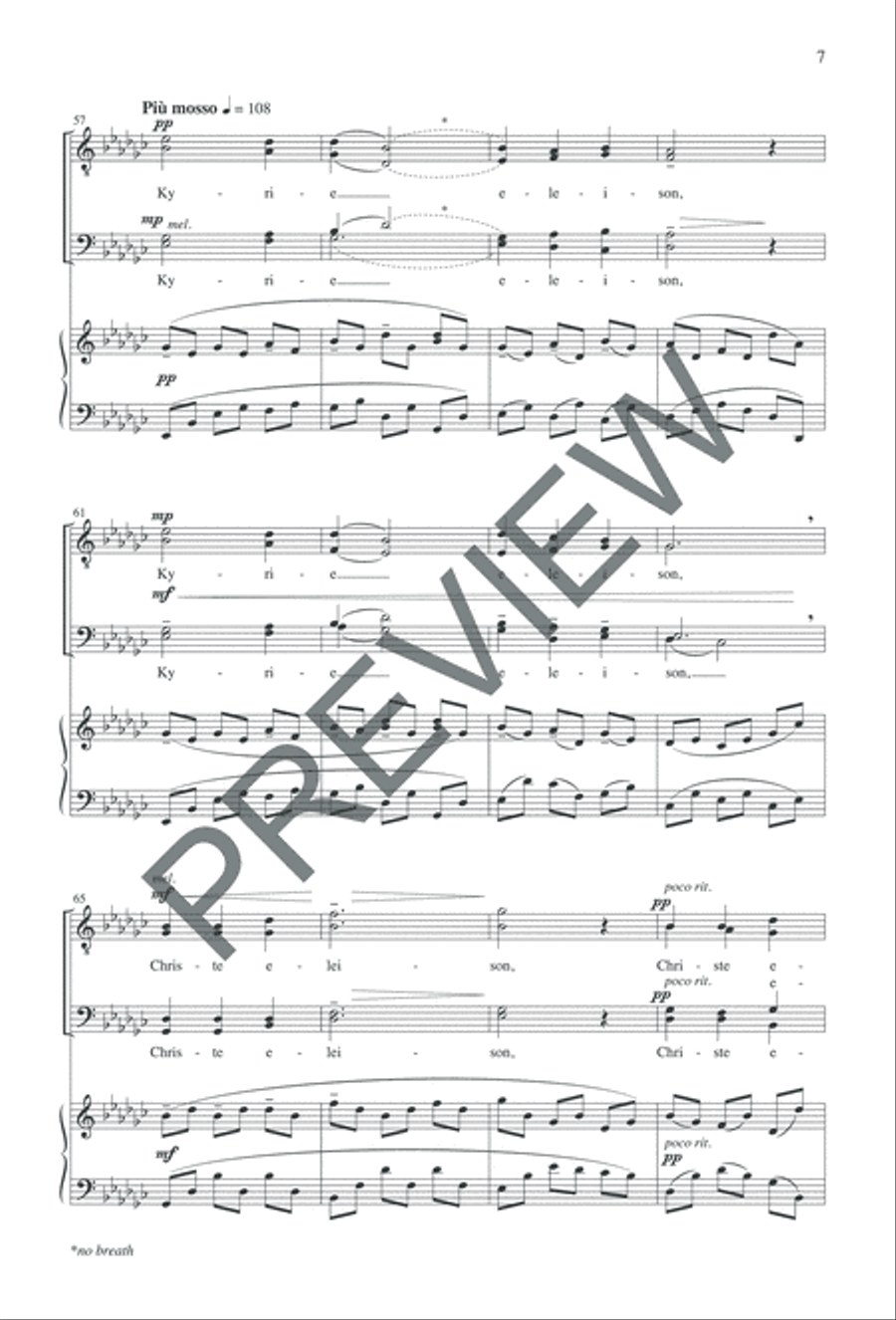 Choral Reflection on Amazing Grace - TTBB edition TTBB scores gallery preview page 7