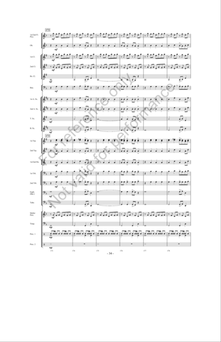 Zeus: King Of The Gods Zeus: King Of The Gods Concert Band scores gallery preview page 33