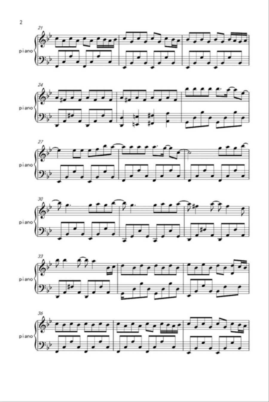 I Need A Doctor Piano Solo scores gallery preview page 2