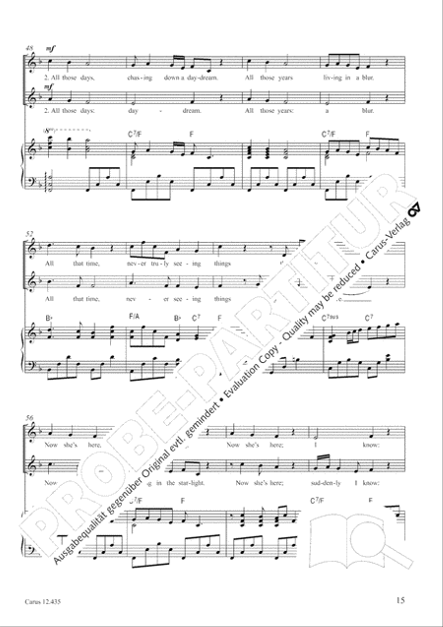 Songs from Disney films (Mary Poppins / The little Mermaid / Tangled). chorissimo! MOVIE vol. 3 Choir scores gallery preview page 16