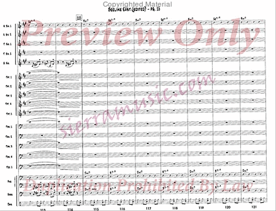 Beeline East Beeline East Jazz Ensemble scores gallery preview page 16