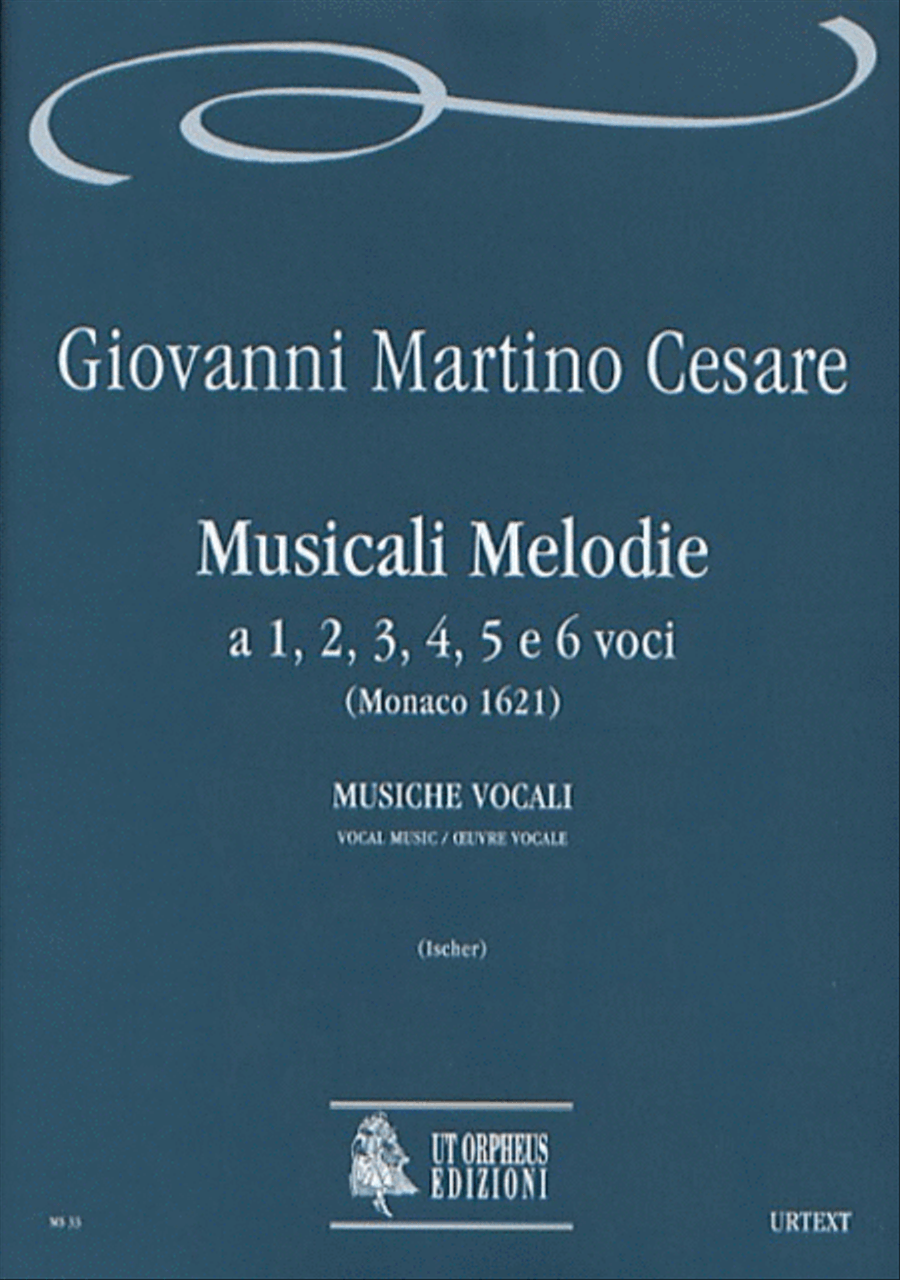 Musicali Melodie a 1, 2, 3, 4, 5 e 6 voci (Monaco 1621). Vocal Music Choir scores gallery preview page 1