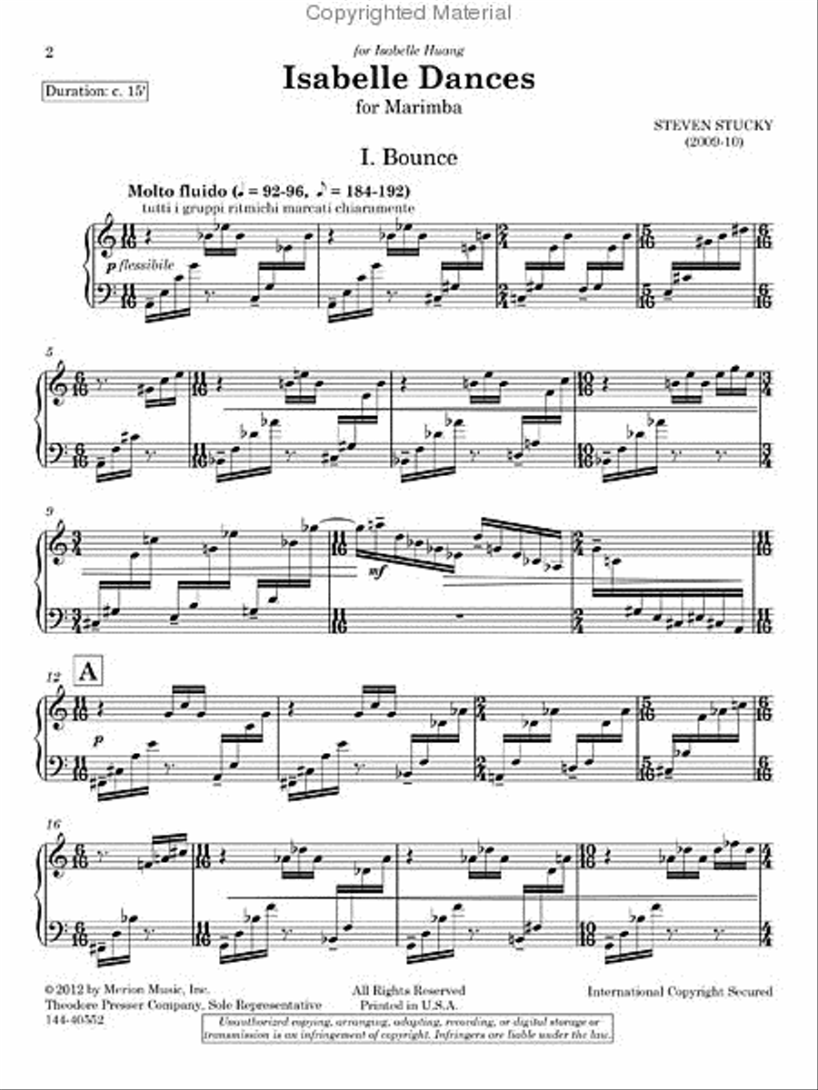 Isabelle Dances Chamber Music scores gallery preview page 2