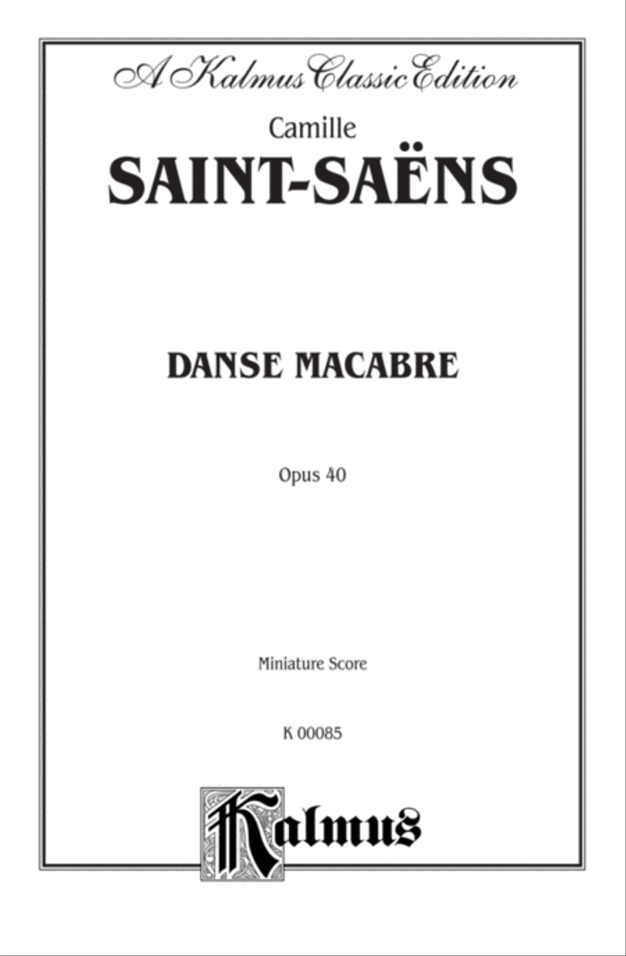 Danse Macabre, Op. 40 Danse Macabre, Op. 40 Full Orchestra scores gallery preview page 2