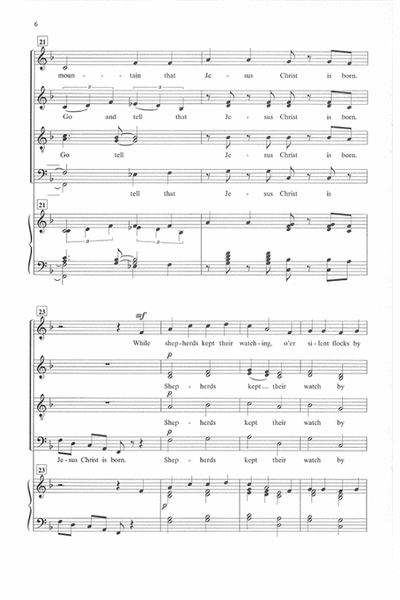 Go Tell It on the Mountain! - SATB image number null