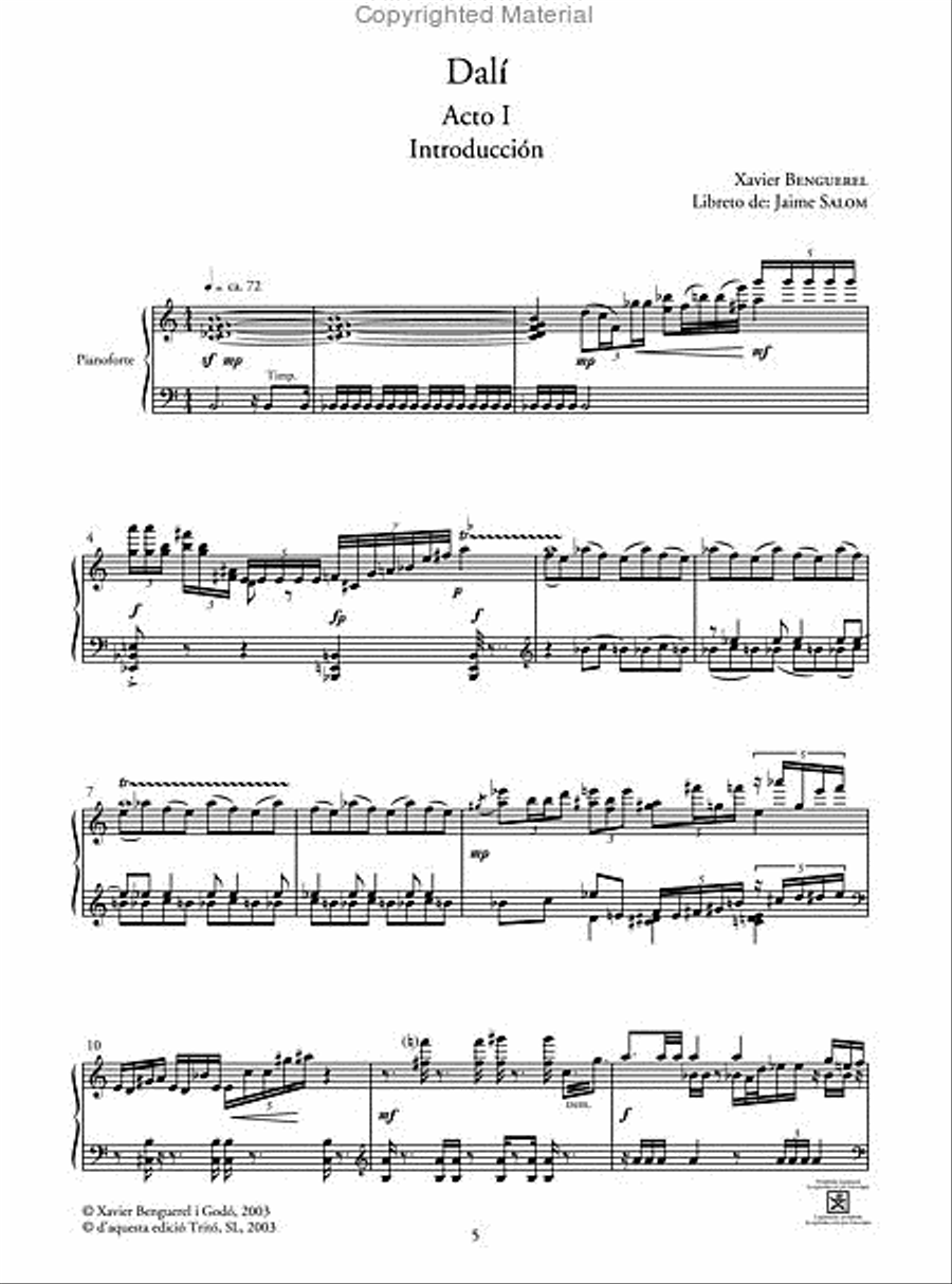Yo, Dalí (reducció) Yo, Dalí (reducció) 4-Part scores gallery preview page 2