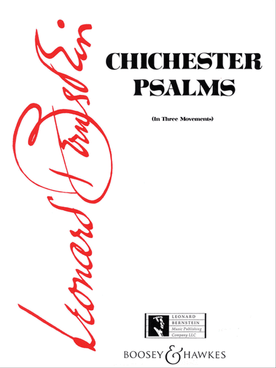 Chichester Psalms Choir scores gallery preview page 1
