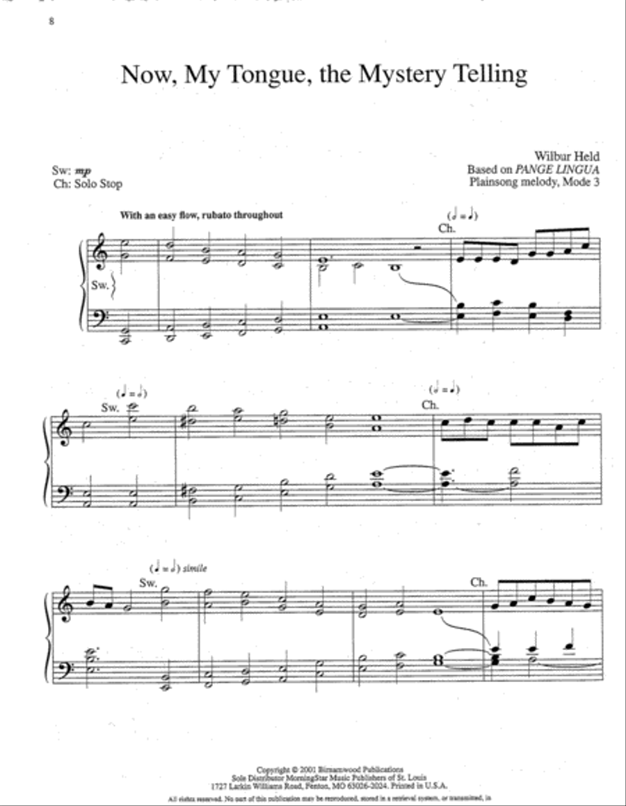 Beneath the Cross Organ scores gallery preview page 4