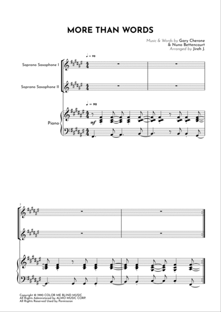 More Than Words Woodwind Duet scores gallery preview page 2