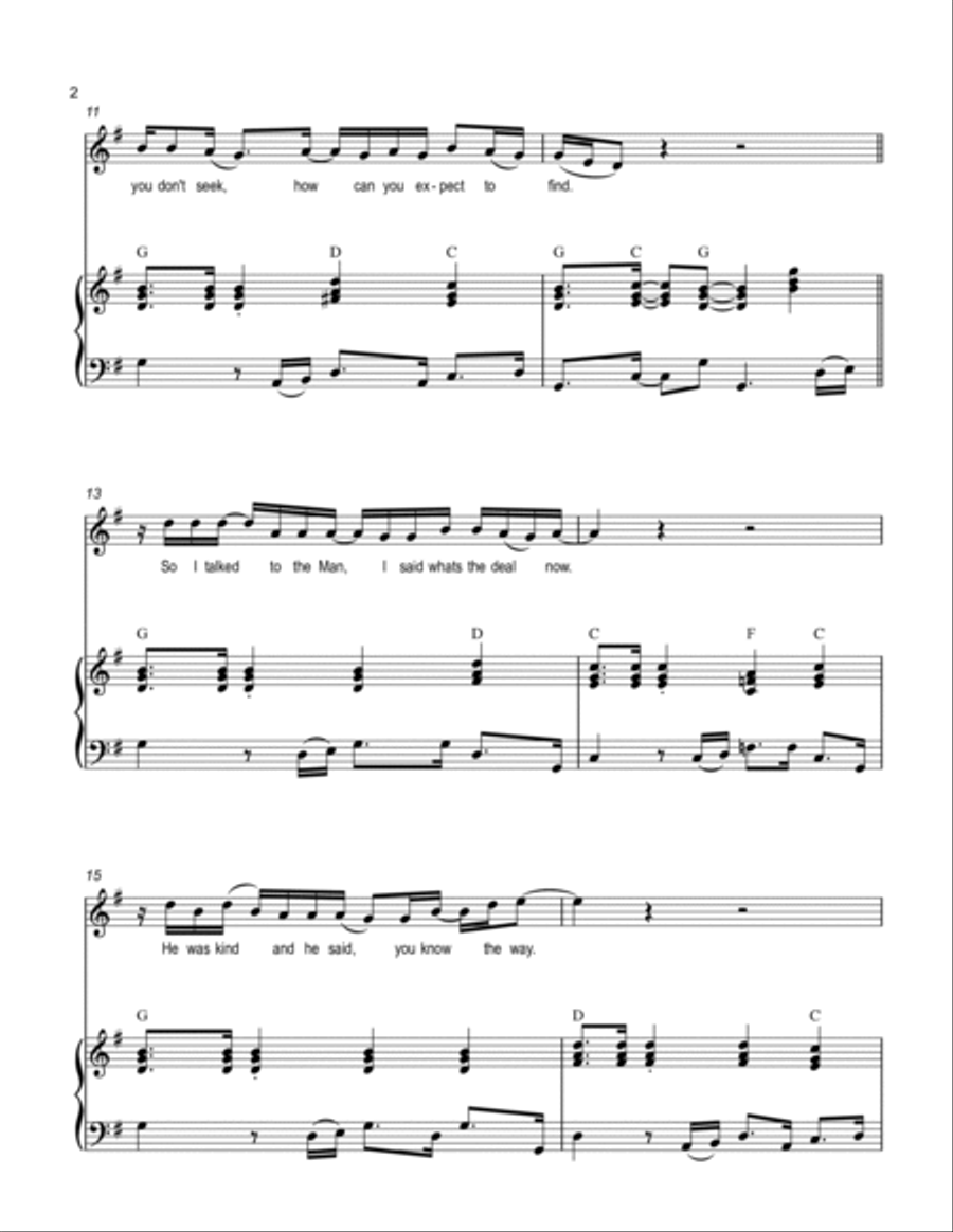 He's Got Religion Voice scores gallery preview page 2