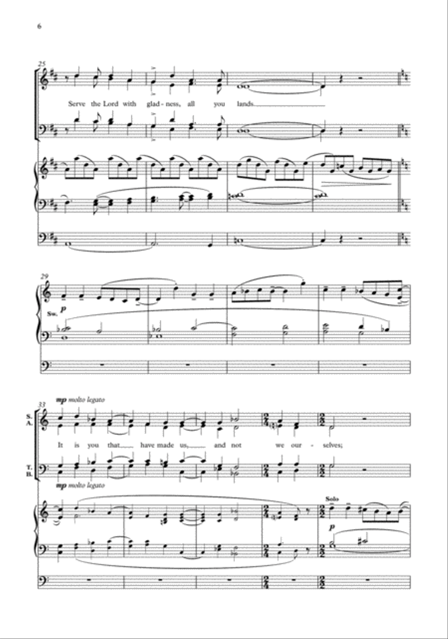 Make a joyful noise 4-Part scores gallery preview page 6