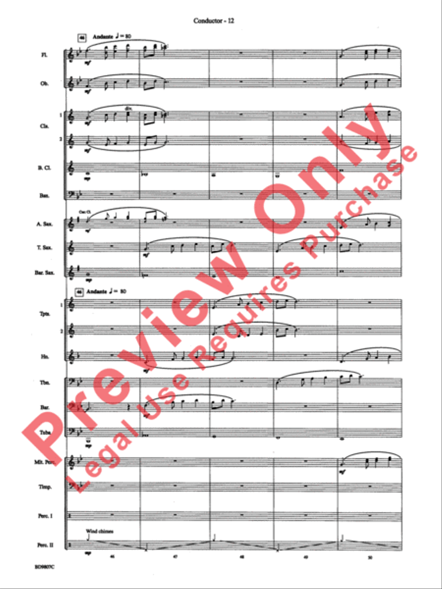 Fields of Kent Concert Band scores gallery preview page 14