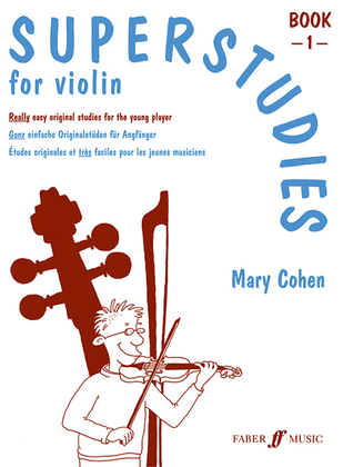 Book cover for Superstudies for Violin, Book 1