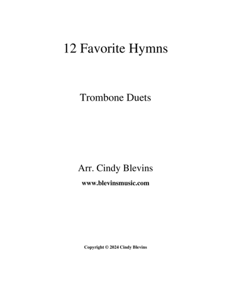 12 Favorite Hymns, for Trombone Duet image number null