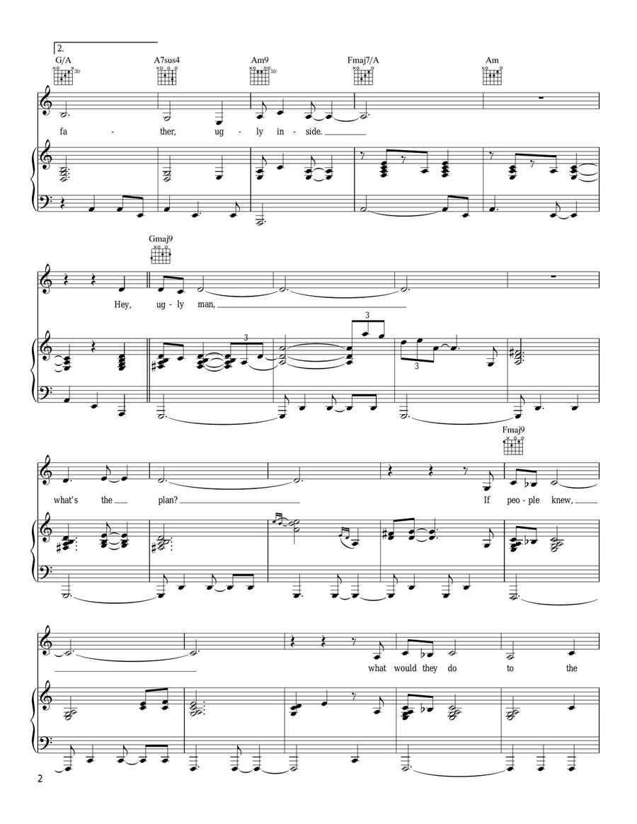 Ugly Man Acoustic Guitar scores gallery preview page 2
