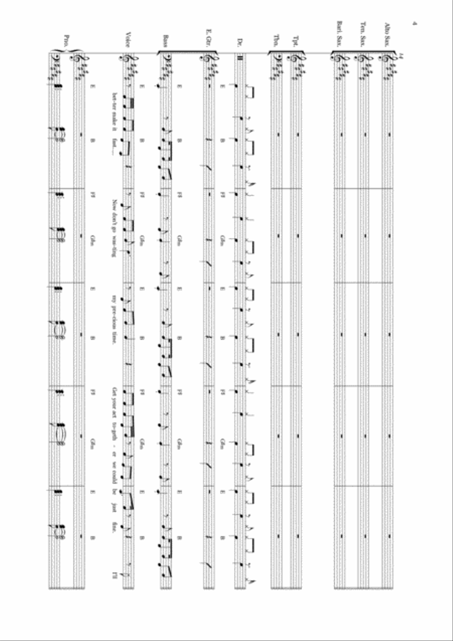 Wannabe Large Ensemble scores gallery preview page 4